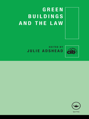 cover image of Green Buildings and the Law